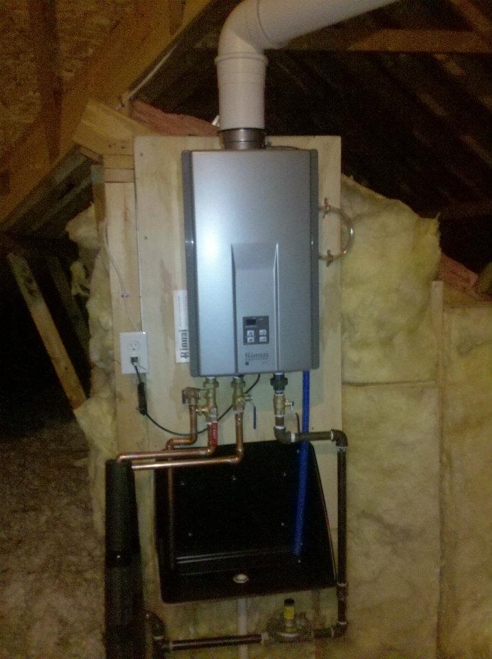 Charlotte tankless water heater installation