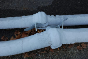are my pipes frozen